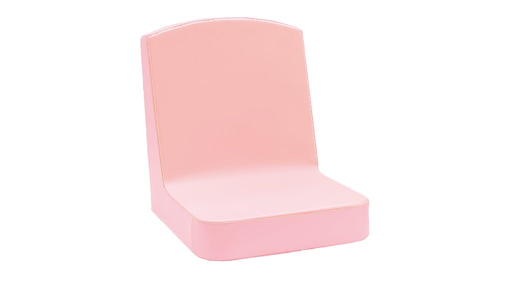 Siège au sol enfant rose