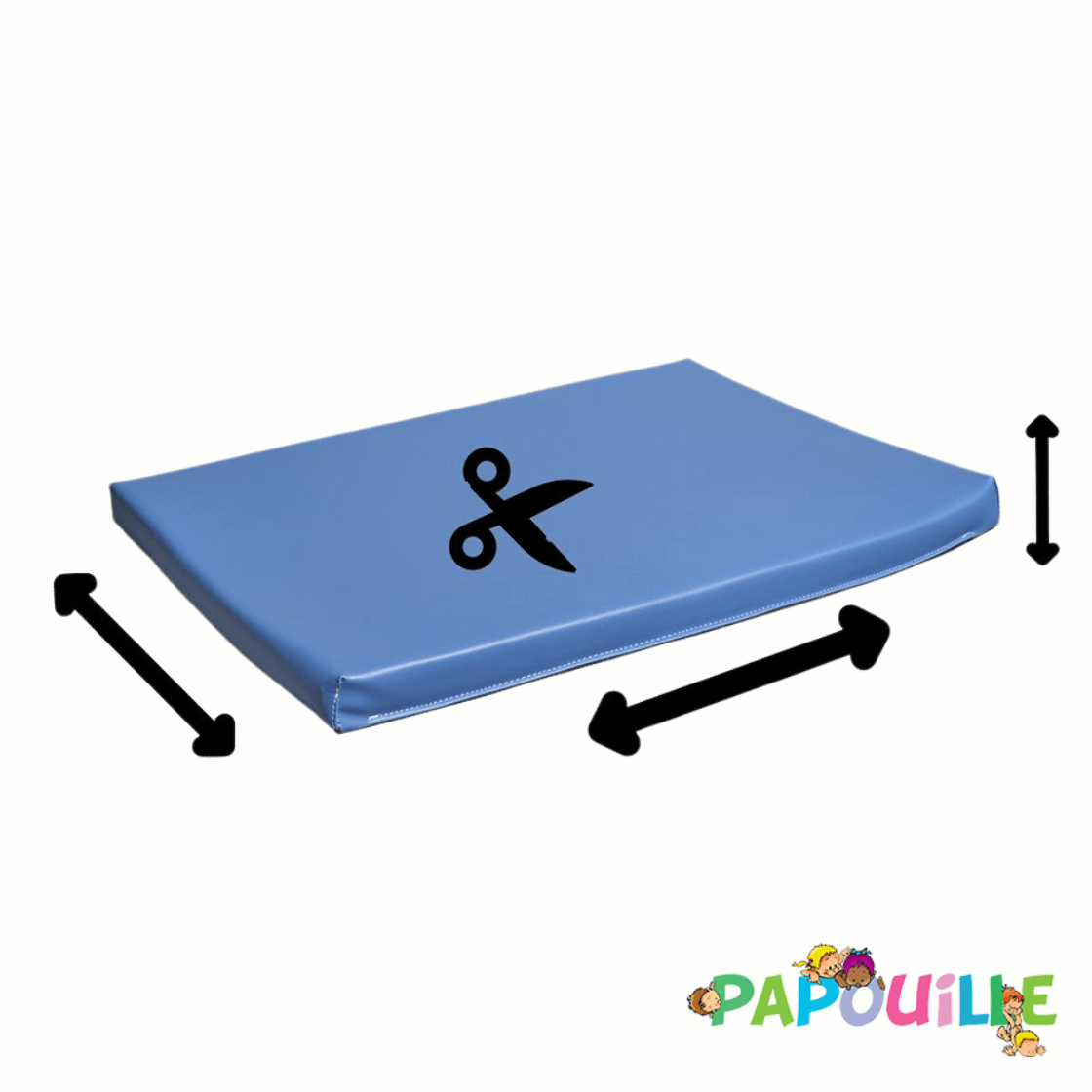 Matelas plat ep 4cm sur mesure tahiti