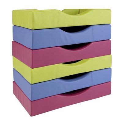 Couchage - Couchette Empilable pour Bébé et Enfant, Lit Gain de Place - Couchette empilable en mousse pvc 50 x 100 cm bleu
