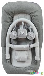 Transat Avec Harnais 5 Points Balancelle Gris 3 Positions Looping Papouille