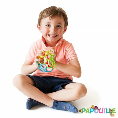 Jouets - Jouets d'Éveil - Balle de préhension multi-couleur caoutchouc