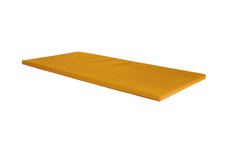 Tapis de gymnastique en mousse pvc 200x100x3cm orange