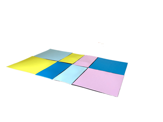 Motricité - Tapis de motricité bébé et enfant, tapis de sport - 8 Tapis pour surface modulable 267x178x2cm