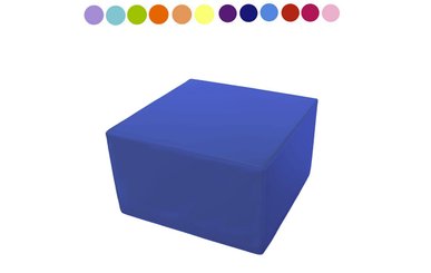 Mobilier - Meuble en mousse et Pouf - Pouf cube en mousse pvc h.25cm