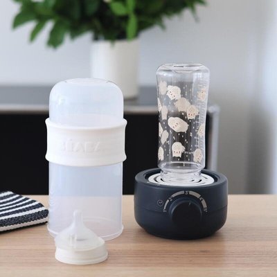 Repas - Chauffe biberon et stérilisation - Baby milk second grey : chauffe biberon vapeur