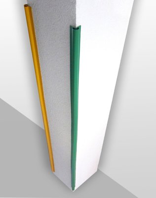 Médical et Prévention - Protection et Sécurité (EPI) - Protection d'angle PVC 4 x 4 x 100 cm Bleu ciel