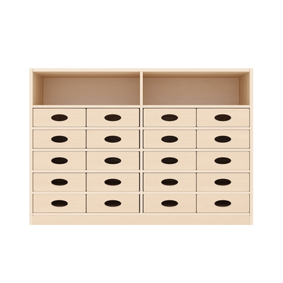 Mobilier - Meuble de rangement scolaire - Meuble de rangement 20 casiers - Tilo