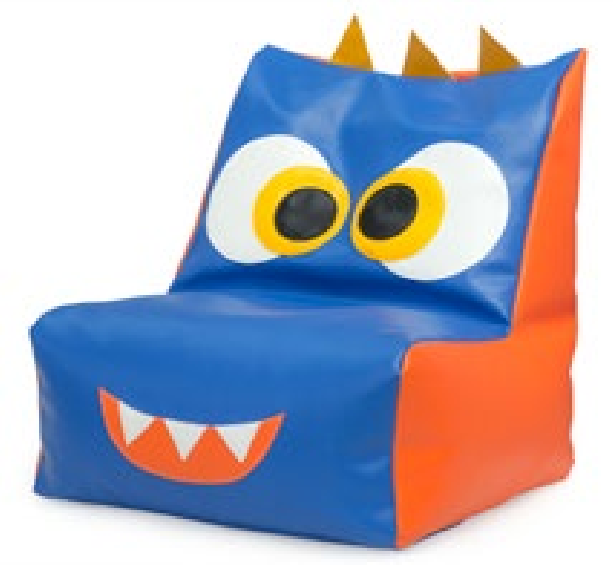 Pouf canapé petit monstre “necas”
