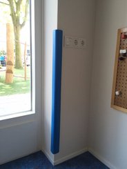 Médical et Prévention - Protection et Sécurité (EPI) - Protège angle en mousse couleur turquoise