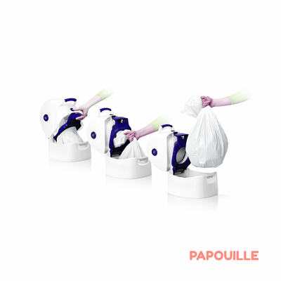 Change - Poubelle à Couches et Recharge - Poubelle à couches bébé 75 couches Large 110L