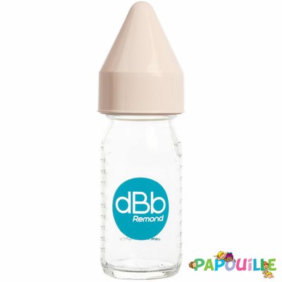 Repas - Biberons Classic et Large - Biberon complet verre 110ml rose