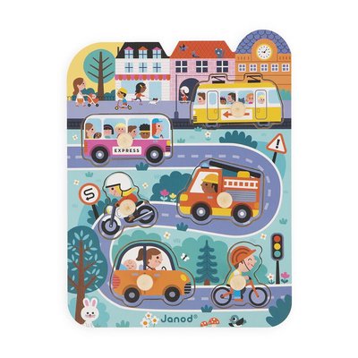 Jeux - Jeux Éducatifs et Puzzle - Puzzle city 6 pièces