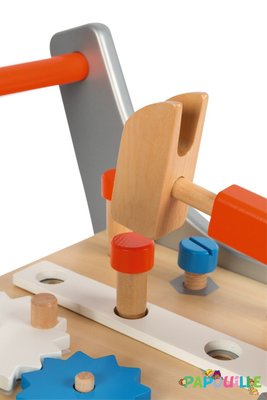 Mobilier - Mobilier de jeux d'imitation - Chariot en bois magnétique établi enfant brico’kids
