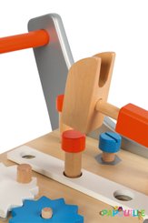 Mobilier - Mobilier de jeux d'imitation - Chariot en bois magnétique établi enfant brico’kids