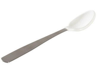Repas - Couverts Enfant, Adulte - cuillère bébé douce en silicone long manche inox