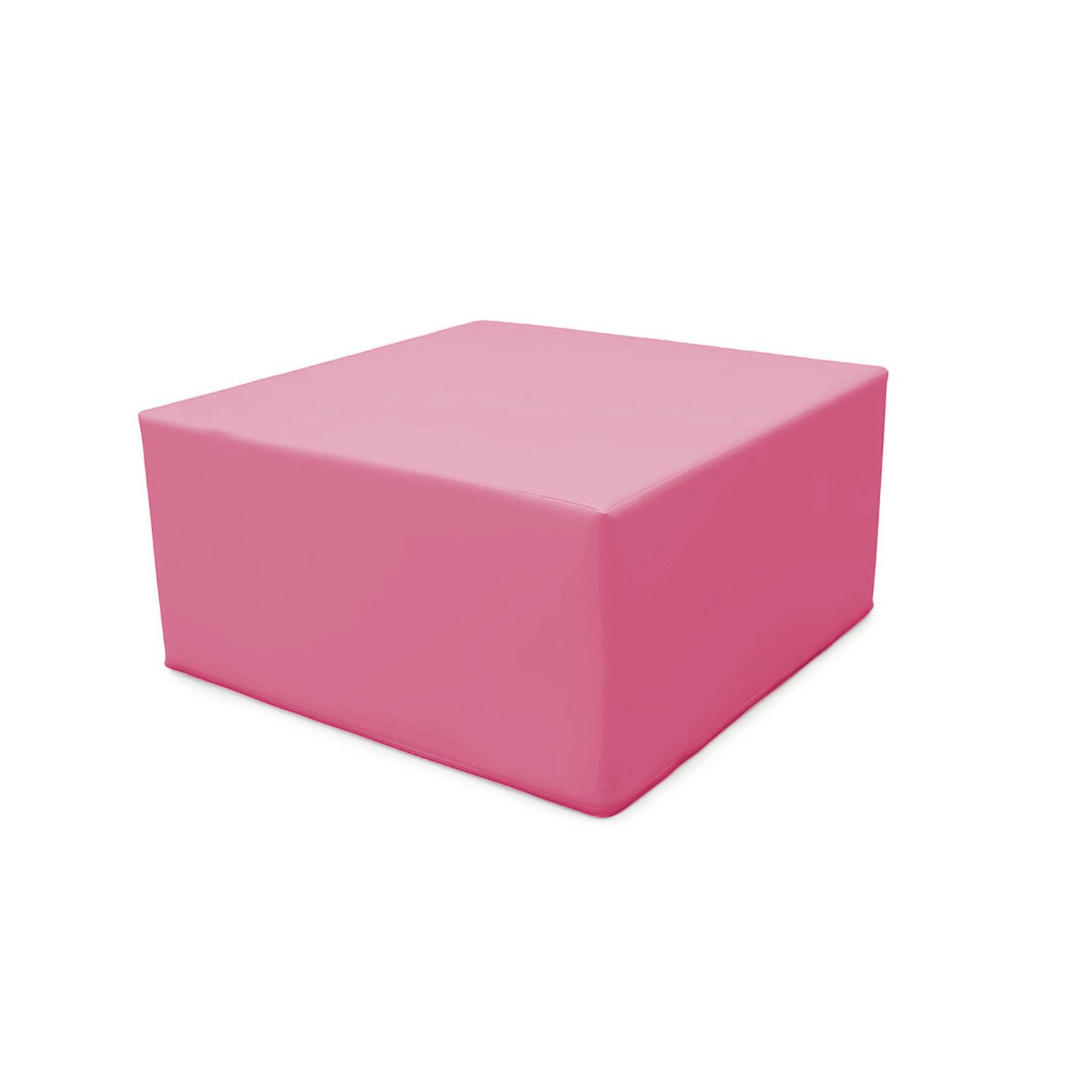 Module bloc carre en mousse pvc h.23cm rose