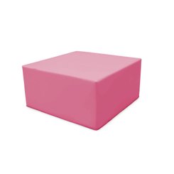 Motricité - Module de Motricité Bébé - Module bloc carre en mousse pvc h.23cm rose
