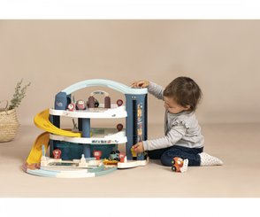 Jouets - Garages, Voitures et Circuits pour Enfant - Grand garage avec voitures