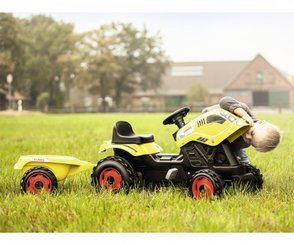 Jeux - Porteurs, Draisiennes, Marcheurs - Tracteur + remorque
