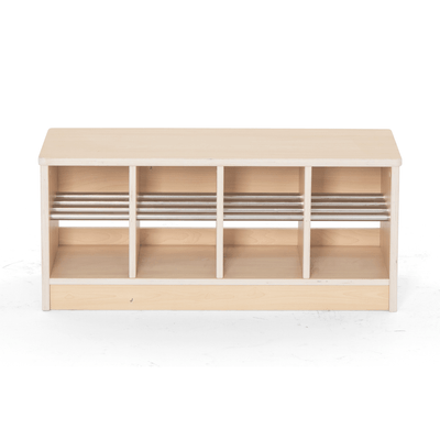 Mobilier - Banc vestiaire & Porte Manteaux - Banc vestiaire 8 casiers 80x33x35cm - Lupi