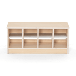 Mobilier - Banc vestiaire & Porte Manteaux - Banc vestiaire 8 casiers 80x33x35cm - Lupi