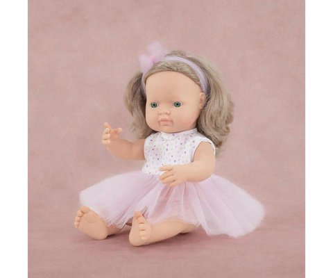 Jouets - Poupons, Peluches et Accessoires - Poupée blonde avec tenue - 38 cm