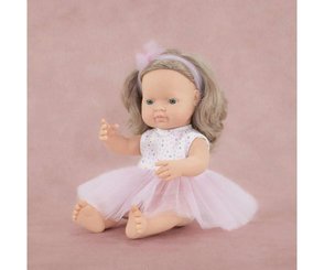 Jouets - Poupons, Peluches et Accessoires - Poupée blonde avec tenue - 38 cm