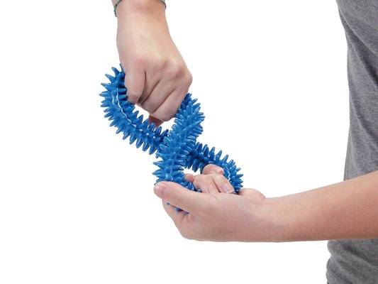 Motricité - Baby gym - Lot de 4 anneaux tactiles