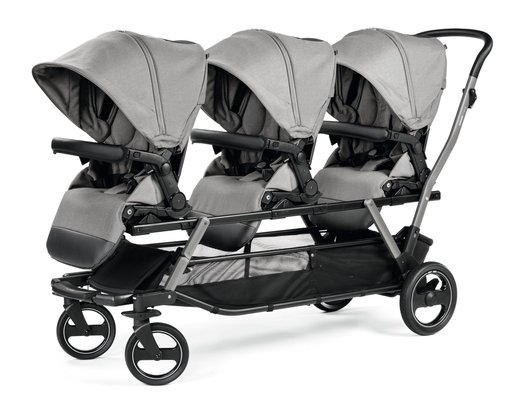Poussette triple trippy trio Babyactive Papouille