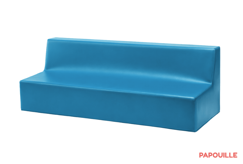 Banquette 2 ou 3 places 32cm turquoise