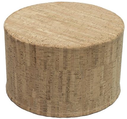 Mobilier - Meuble en mousse et Pouf - Lot de 2 poufs ronds en liège