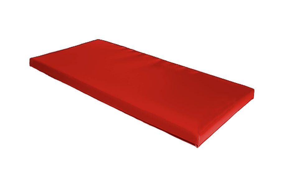 Tapis de réception en mousse pvc 200 x 100 x 10cm rouge