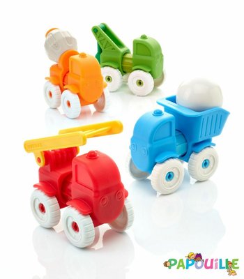 Jouets - Jeux de Construction - Mes premiers véhicules magnétiques