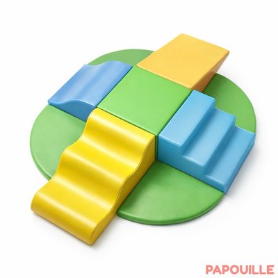 Motricité - Parcours de Motricité Crèche - Kit de modules tipas essentiel en mousse v3