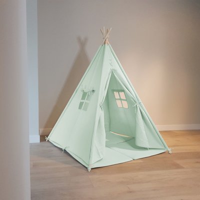 Mobilier - Cabane enfant - Tente tipi - vert