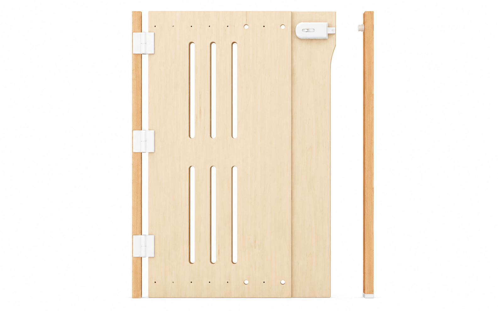 Portillon spécial collectivité extensible 73 - 100 cm gauche - Hêtre