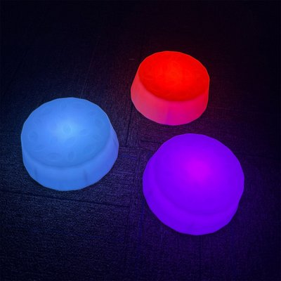 Motricité - Eveil Sensoriels et Tactiles - 6 Plots sensoriels ronds lumineux