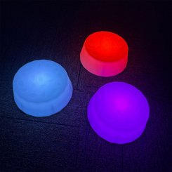 Motricité - Eveil Sensoriels et Tactiles - 6 Plots sensoriels ronds lumineux