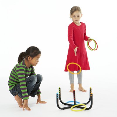 Motricité - Jeux de Motricité Libre - Jeu de lancer d'anneaux 