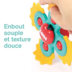 Motricité - Eveil Sensoriels et Tactiles - Baby Spinner / Jouets rotatifs à Ventouse
