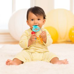 Jouets - Hochets et Jouets Sensoriels - de // Anneau de dentition multi-matières 