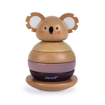 Jouets - Jouets à Empiler ou à Encastrer - DE // Culbuto koala empilable bois
