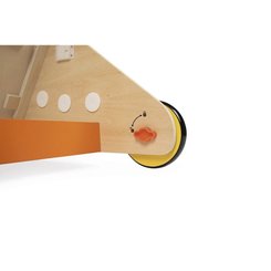 Jeux - Porteurs, Draisiennes, Marcheurs - Chariot de marche Multi-Activités Lapin en bois - Prix Parent