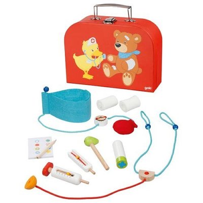 Jouets - Jouets d'Imitation et d'Imagination - Mallette de docteur, 10 éléments