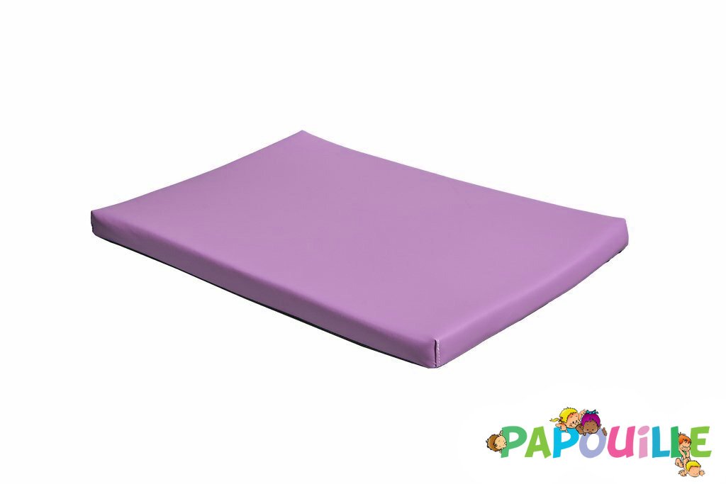 Matelas à langer plat 50 x 70 ep.4cm en mousse pvc rose