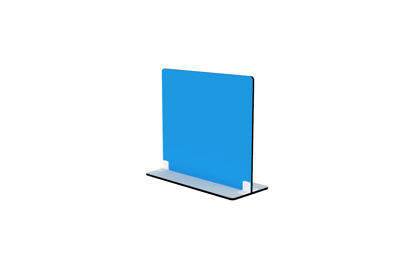 Cloison carré auto-portée 70 x 60 cm- bleu