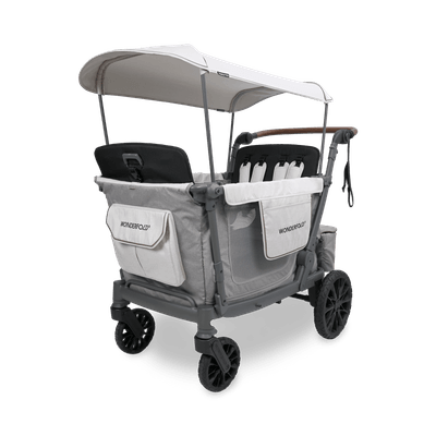 Puériculture - Poussette - Poussette wagon 4 places L4  - 6 mois - Gris