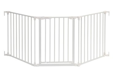 Médical et Prévention - Protection et Sécurité (EPI) - Barrière - Portillon avec rallonge 74,5 cm jusqu’à 195 cm - Blanc