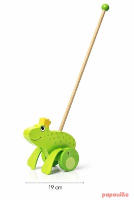 Jouets - Jouets à Pousser, à Tirer - Le roi des grenouilles à pousser