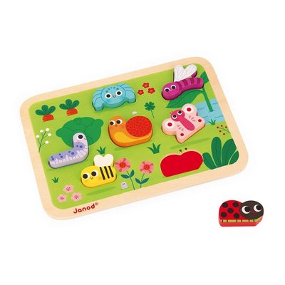 Jeux - Jeux Éducatifs et Puzzle - Puzzle 7 pièces - les insectes du jardin